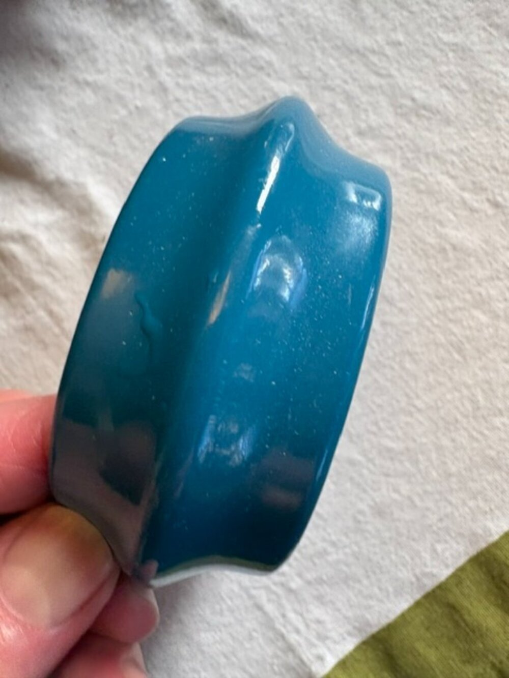 TEAL WIDE BANGLE